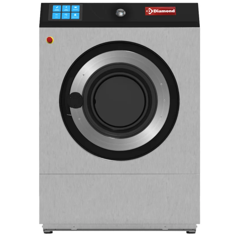Lave linge inox avec vanne de vidange 18 kg DIAMOND - DLW18-TS/N Vente Flash