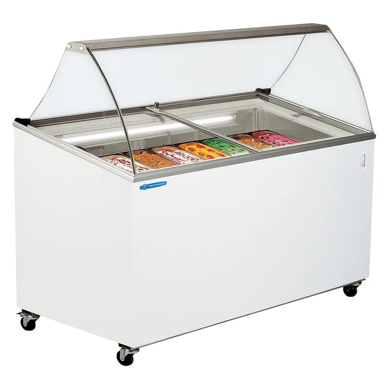 Vitrine réfrigérée à crème glacée PRIMERA 7 bacs TECFRIGO Remise