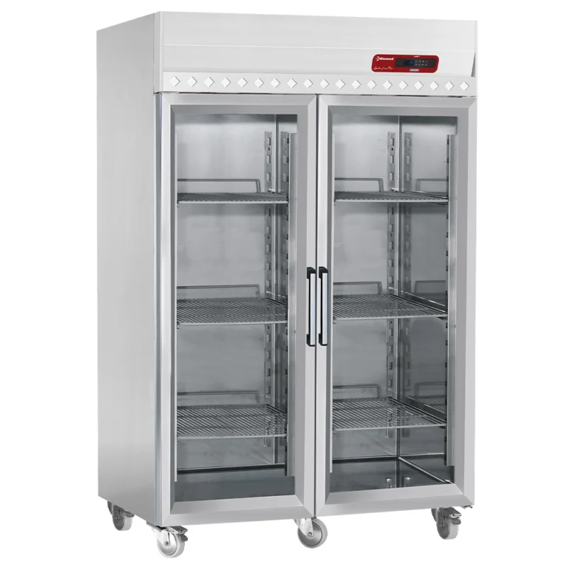 Frigo professionnel négative 2 portes vitrées 1120 Litres Diamond Remise