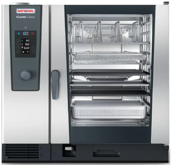 Dernière Chance Four mixte électrique 10 niveaux GN2/1 iCombi Classic RATIONAL - 10-2/1