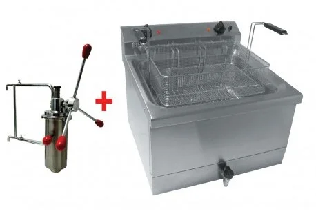 Livraison Express Friteuse à churros professionnelle électrique 18 Litres avec doseur SOFRACA - 13144CHI