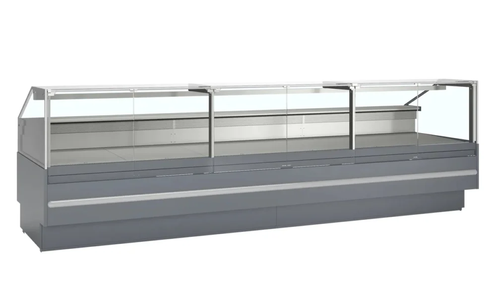 Top Vente Vitrine réfrigérée avec réserve longueur 3798mm SOCB TEFCOLD
