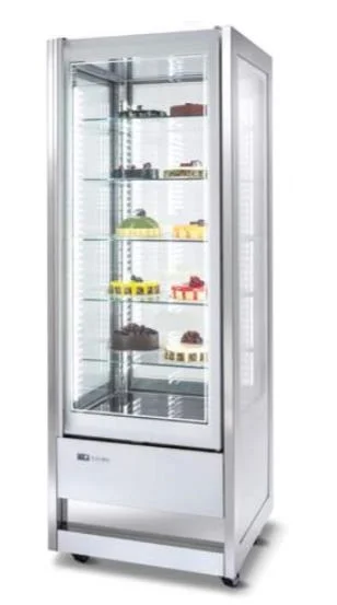 Vitrine réfrigérée 4 faces vitrées positive ventilée spécial chocolat CRISTAL TOWER - OPERA 725 V CH Top Vente