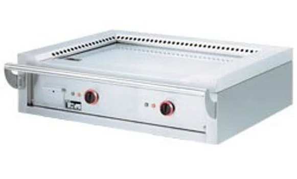 Livraison Express Plancha professionnelle Teppanyaki électrique 2 zones à poser DIAMOND