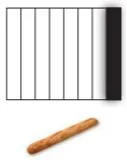 Achat Immédiat Grille en plastique 8 div 225-625gr 41x334mm