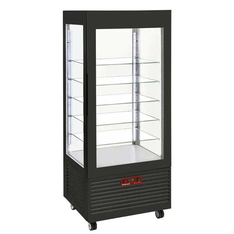 Vitrine réfrigérée 4 faces vitrées positive ventilée DIAMOND - INN/VN-B9-R2 Certifié
