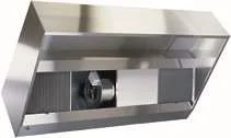 Authentique Hotte professionnelle avec moteur longueur 2500mm PROLINE ALVENE
