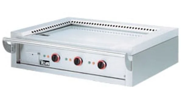 Plancha professionnelle Teppanyaki électrique 3 zones à poser DIAMOND Populaire