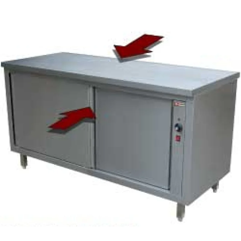 Meuble chauffant inox traversant 2000x700mm DIAMOND - TEP207/B Nouvel Arrivage