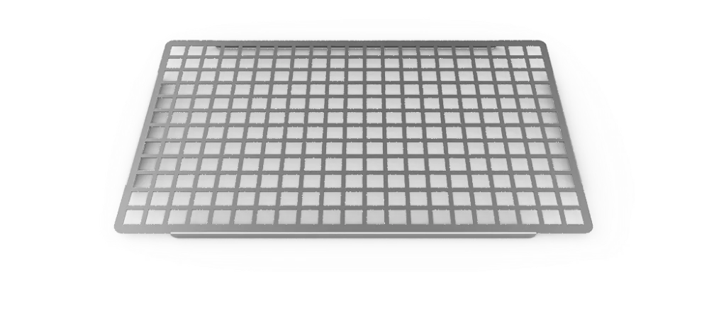 Plaque en inox perforée GN 1/1, GN 2/1 BACON.GRID Promotion Saisonnière