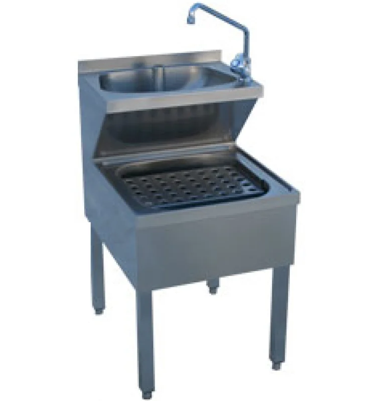 Lave mains inox combiné sur piètement DIAMOND - LMC-57 Offre Du Jour