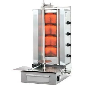 Meilleur Prix Machine à kébab 4 feux gaz POTIS