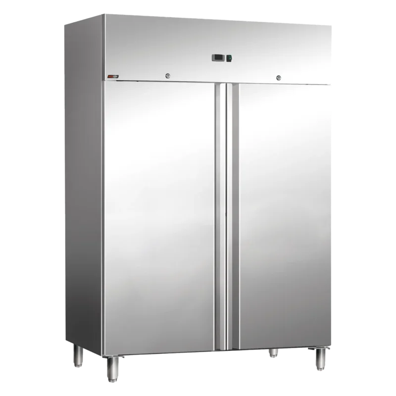 Frigo professionnel positif 2 portes 1400 Litres en inox REDFOX Offre Limitée
