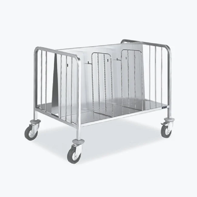 Meilleure Vente Chariot de transport assiettes double