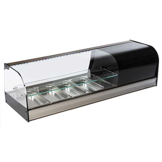 Vitrine à tapas réfrigérée 4x GN1/3 MASTRO - TPFR4IA2S Remise