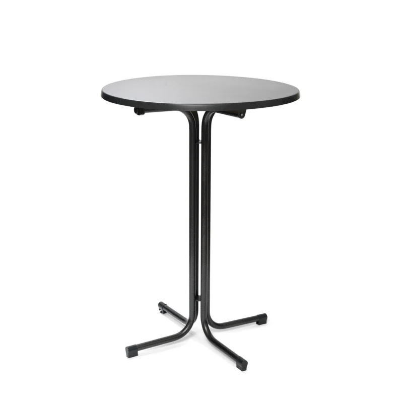Promotion Saisonnière Mange-debout pliant diamètre 80cm anthracite BERLIN VEBA