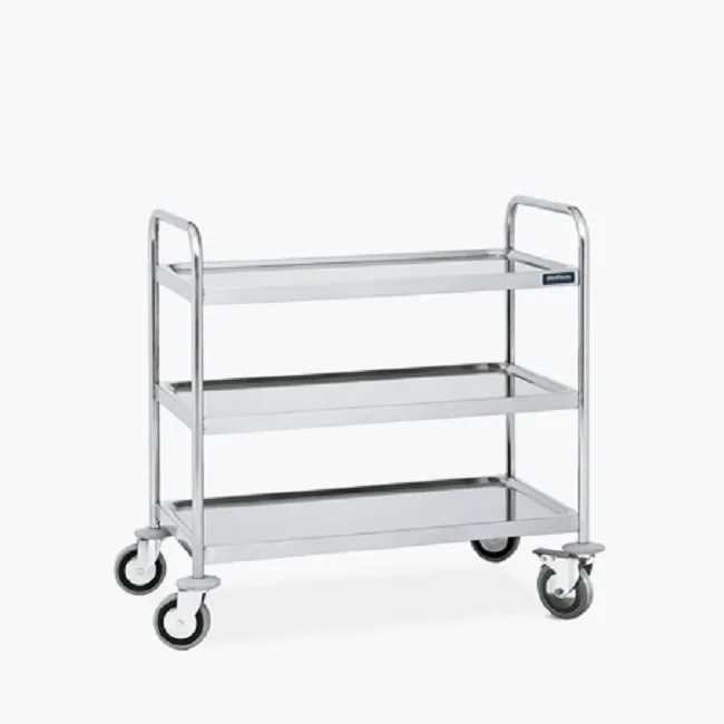 Chariot de service 3 étages , longueur 1095mm Vente Directe