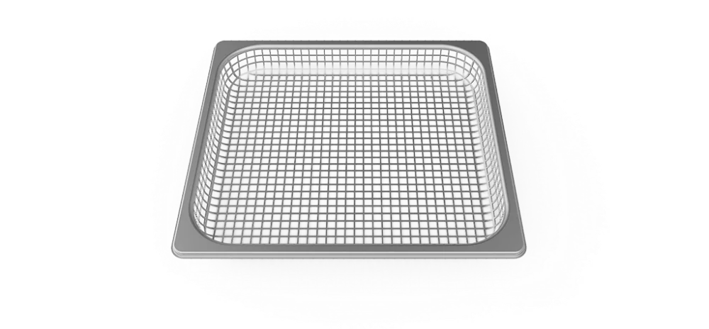 Plaque en inox perforée pour cuissons à la vapeur 600x400mm STEAM Retour Gratuit