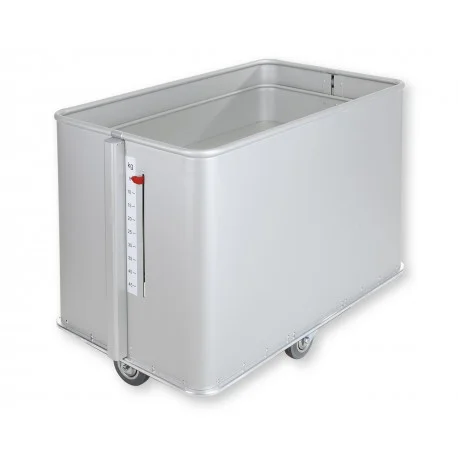 Achat Immédiat Chariot blanchisserie à fond mobile pour charge 40-50 kg 336 Litres TECNOX - 680 ON 026