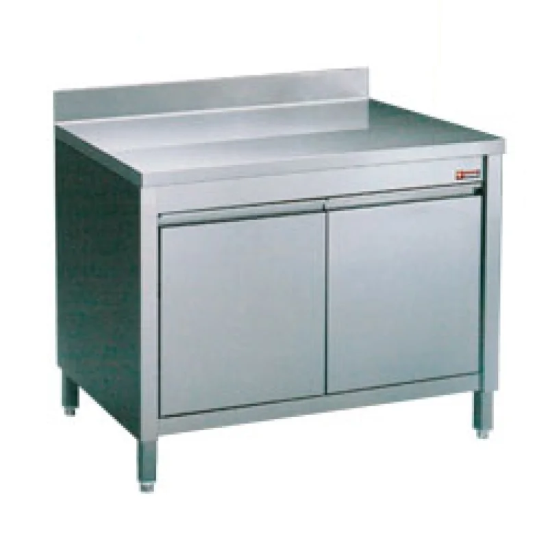 Meuble inox portes battantes 600x700mm DIAMOND - TA67A/M Jusqu’à Épuisement Des Stocks