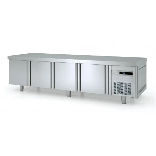 Soubassement réfrigéré 4 portes longueur 2220mm CORECO Nouveauté