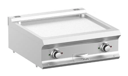 Haute Qualité Plancha professionnelle électrique rainurée à poser MBM - DOMINA PRO 700
