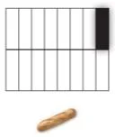 Grille en plastique 16 div 110-310gr 41x160mm Top Vente