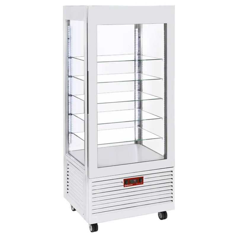 Vitrine réfrigérée 4 faces vitrées positive ventilée DIAMOND - INN/VN-W5-R2 Super Prix