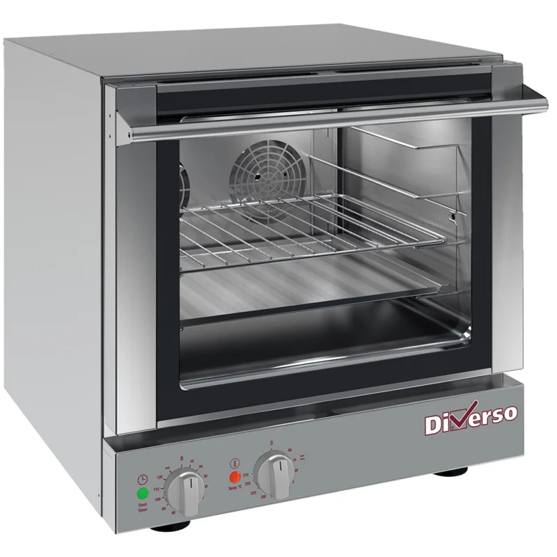 Four électrique à convection 4 niveaux 460x340mm DIAMOND Certifié