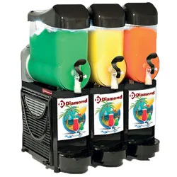 Machine à granité et sorbet 3 cuves 10 Litres DIAMOND Offre Limitée