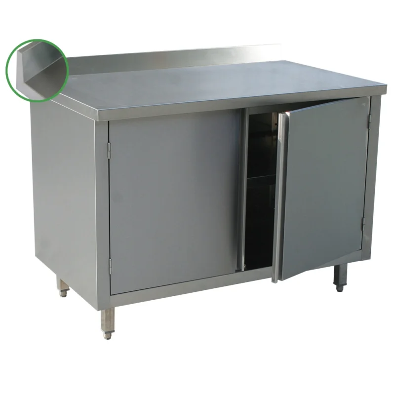 Meuble inox portes battantes 600x800mm BERTRAND - TFB/068 Offre Du Jour