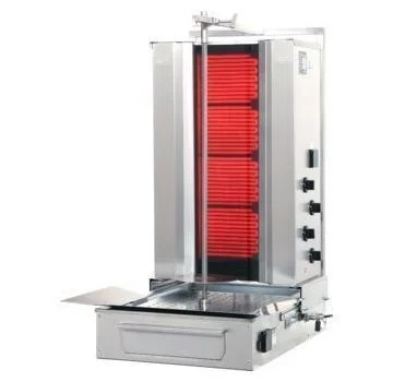 Machine à kébab vitrocéramique 4 zones POTIS Acheter En Ligne