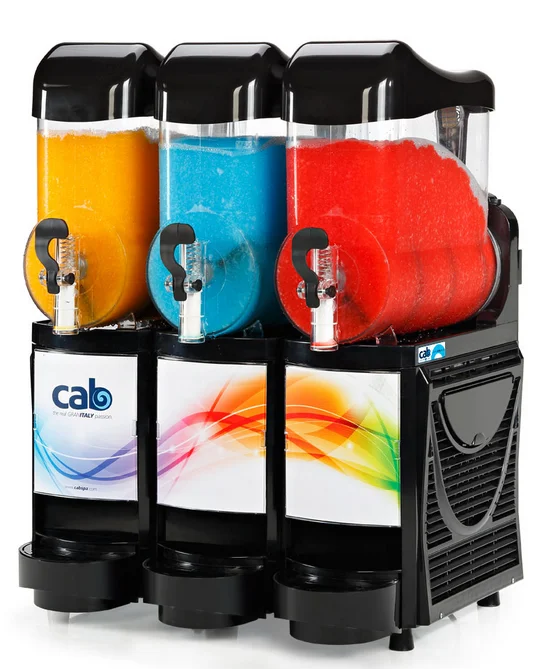 Livraison Express Distributeur de granité 3 cuves 10 litres noir FABY SKYLINE CAB