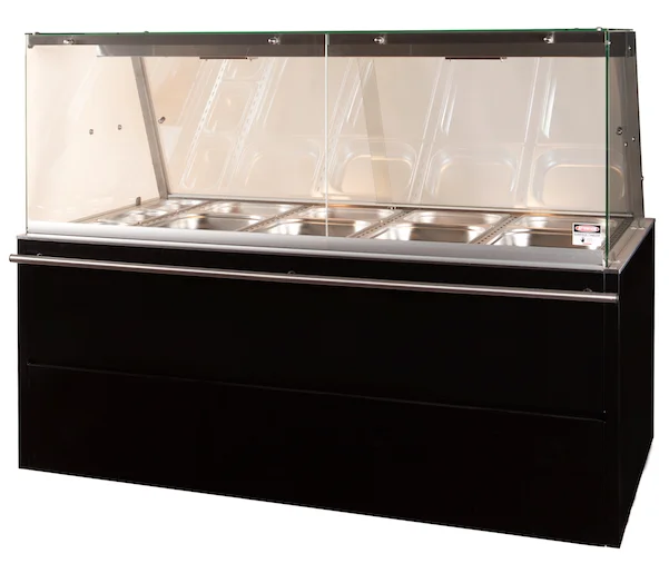 Vitrine chaude en service traditionnel - Longueur 1750mm DOREGRILL Commander Maintenant