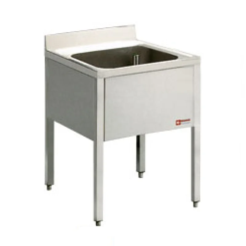 Acheter Direct Plonge inox 1 bac sans égouttoir 700x700mm DIAMOND - L710-KD