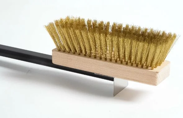 Brosse pour four à pizza avec racloir GI METAL Populaire