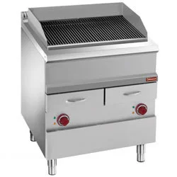 Vente Directe Grill vapeur électrique double sur socle DIAMOND profondeur 700mm