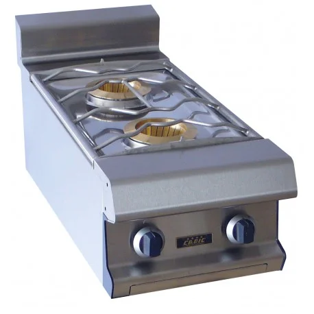 Cuisinière 2 feux vifs à poser CAPIC profondeur 900mm Promotion