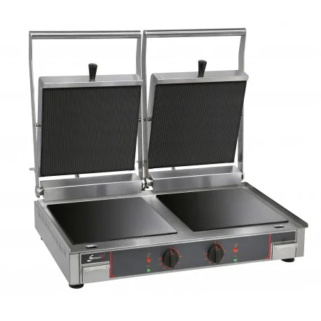 Appareil à paninis professionnel vitrocéramique double SOFRACA Offre Limitée