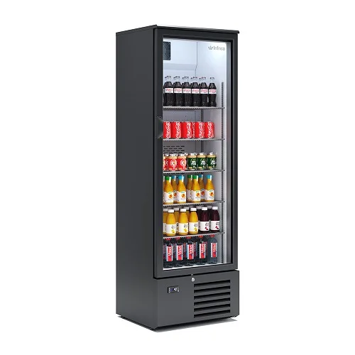 Armoire à boisson 1 porte vitrée 280 Litres noire INFRICO Achat Immédiat