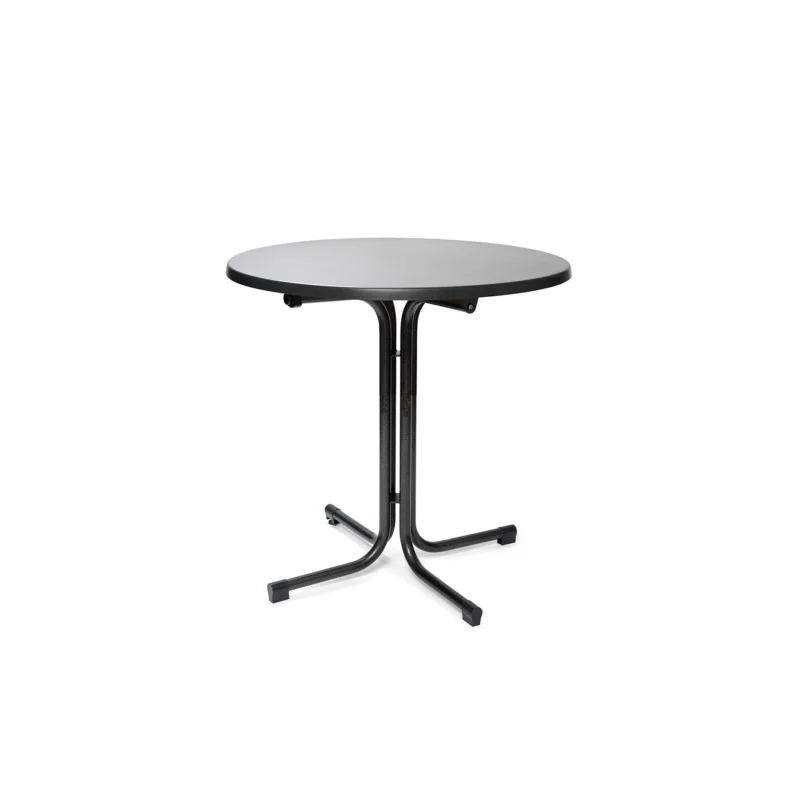 Table de terrasse pliante diamètre 70cm anthracite BERLIN VEBA Retour Gratuit