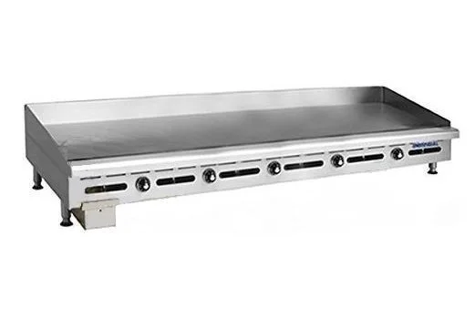 Marque Plancha professionnelle gaz lisse 5 zones IMPERIAL