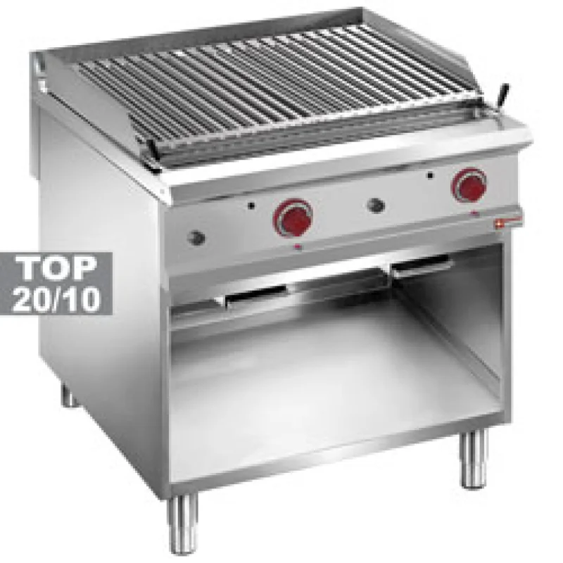 Remise Grill charcoal double à gaz sur baie libre DIAMOND profondeur 900mm