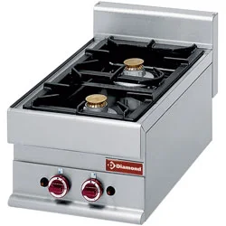 2 feux vifs gaz DIAMOND profondeur 650mm Prix Choc