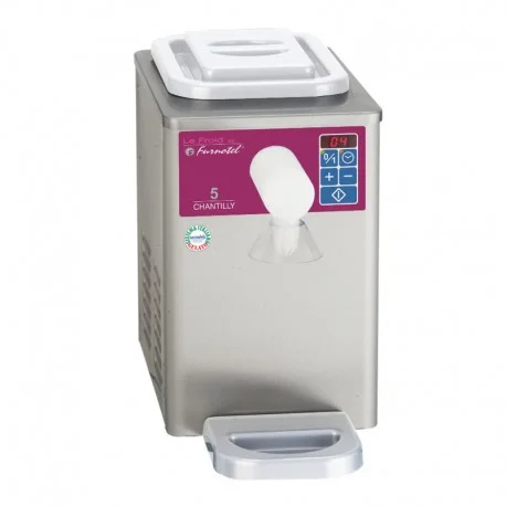 Machine réfrigérée à chantilly en inox cuve 2 litres 100L/heure FURNOTEL Expédition Rapide