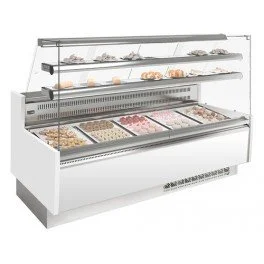 Vitrine réfrigérée pâtisserie vitre droite longueur 2560mm INFRICO Promotion Saisonnière