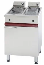 Acheter En Ligne Friteuse professionnelle électrique double 2x8 Litres sur coffre AMBASSADE