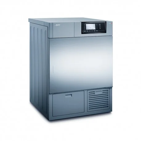 Séchoir inox électrique 8 kg à condensation avec kit monnayeur jetons MERKER - DSI 970 CO-1 Nouvelle Collection