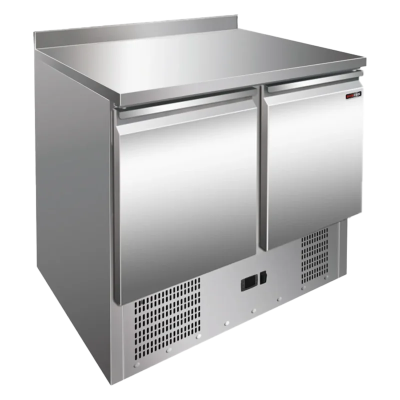Saladette réfrigérée 2 portes inox REDFOX Authentique