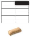 Grille en plastique 12 div 150-415gr 224x54mm Promotion Saisonnière